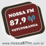 Logo da rádio Rádio Nossa 87.9 FM ao vivo online