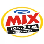 Logo da rádio Rádio Mix 105.3 FM ao vivo online
