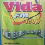 Logo da rádio Rádio Vida 104.9 FM ao vivo online