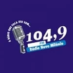 Logo da rádio Rádio Novo Milênio 104.9 FM ao vivo online