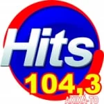 Logo da rádio Rádio Hits 104.3 FM ao vivo online