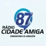 Logo da rádio Rádio Cidade Amiga 87.9 FM ao vivo online