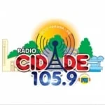 Logo da rádio Rádio Cidade 105.9 FM ao vivo online