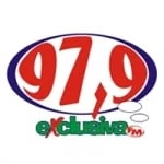 Logo da rádio Rádio Exclusiva 97.9 FM ao vivo online