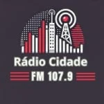 Logo da rádio Rádio Cidade 107.9 FM ao vivo online