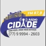 Logo da rádio Rádio Cidade 87.9 FM ao vivo online