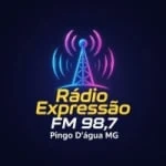 Logo da rádio Rádio Expressão 98.7 FM ao vivo online