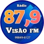 Logo da rádio Rádio Visão 87.9 FM ao vivo online