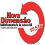 Logo da rádio Rádio Nova Dimensão 98.5 FM ao vivo online