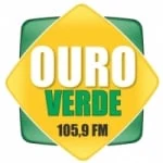 Logo da rádio Rádio Ouro Verde 105.9 FM ao vivo online
