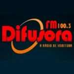 Logo da rádio Rádio Difusora 100.3 FM ao vivo online