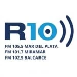 Logo da rádio Radio 10 105.5 FM ao vivo online