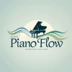 Logo da rádio Piano Flow ao vivo online