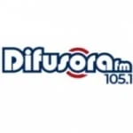 Logo da rádio Rádio Difusora 105.1 FM ao vivo online