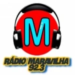 Logo da rádio Rádio Maravilha FM ao vivo online