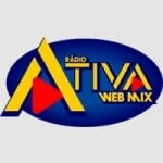 Logo da rádio Ativa Web MIX ao vivo online