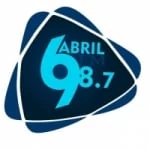 Logo da rádio Rádio 6 de Abril 98.7 FM ao vivo online