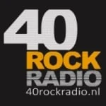 Logo da rádio 40 Rock Radio ao vivo online