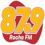 Logo da rádio Rocha FM 87.9 ao vivo online