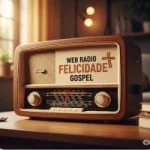 Logo da rádio Web Felicidade Rádio Gospel ao vivo online