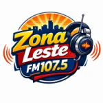 Logo da rádio Zona Leste 107.5 D das L ao vivo online
