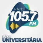 Logo da rádio Rádio Universitária 105.7 FM ao vivo online