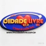 Logo da rádio Rádio Cidade Livre 87.9 FM ao vivo online