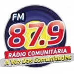 Logo da rádio Rádio A Voz das Comunidades 87.9 FM ao vivo online