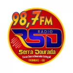 Logo da rádio Rádio Serra Dourada 98.7 FM ao vivo online