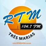 Logo da rádio Rádio Três Marias 104.7 FM ao vivo online