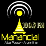 Logo da rádio Radio Manancial 100.5 FM ao vivo online