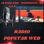 Logo da rádio Rádio Popstar Web ao vivo online