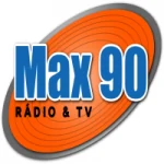 Logo da rádio Max 90 FM ao vivo online