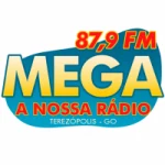 Logo da rádio Rádio Mega 87.9 FM ao vivo online