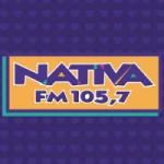 Logo da rádio Rádio Nativa 105.7 FM ao vivo online