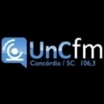 Logo da rádio Radio UnC FM Concórdia 106.3 ao vivo online