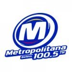 Logo da rádio Rádio Metropolitana 100.5 FM ao vivo online