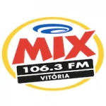 Logo da rádio Rádio Mix 106.3 FM ao vivo online