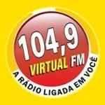 Logo da rádio Rádio Virtual 104.9 FM ao vivo online