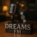 Logo da rádio Dreams FM ao vivo online