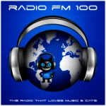 Logo da rádio Rádio FM 100 ao vivo online