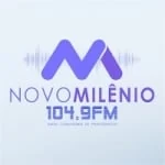 Logo da rádio Rádio Novo Milênio 104.9 FM ao vivo online