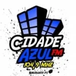 Logo da rádio Rádio Cidade Azul 104.9 FM ao vivo online