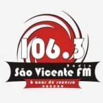 Logo da rádio Rádio São Vicente 106.3 FM ao vivo online