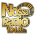 Logo da rádio Nossa Rádio 104.9 FM ao vivo online