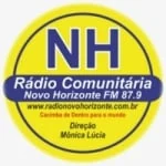 Logo da rádio Rádio Comunitária Novo Horizonte 87.9 FM ao vivo online