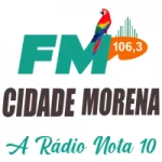 Logo da rádio Rádio Cidade Morena 106.3 FM ao vivo online